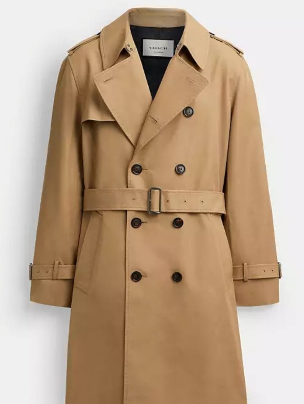 EUC Coach Core Tan Trench Coat Size L